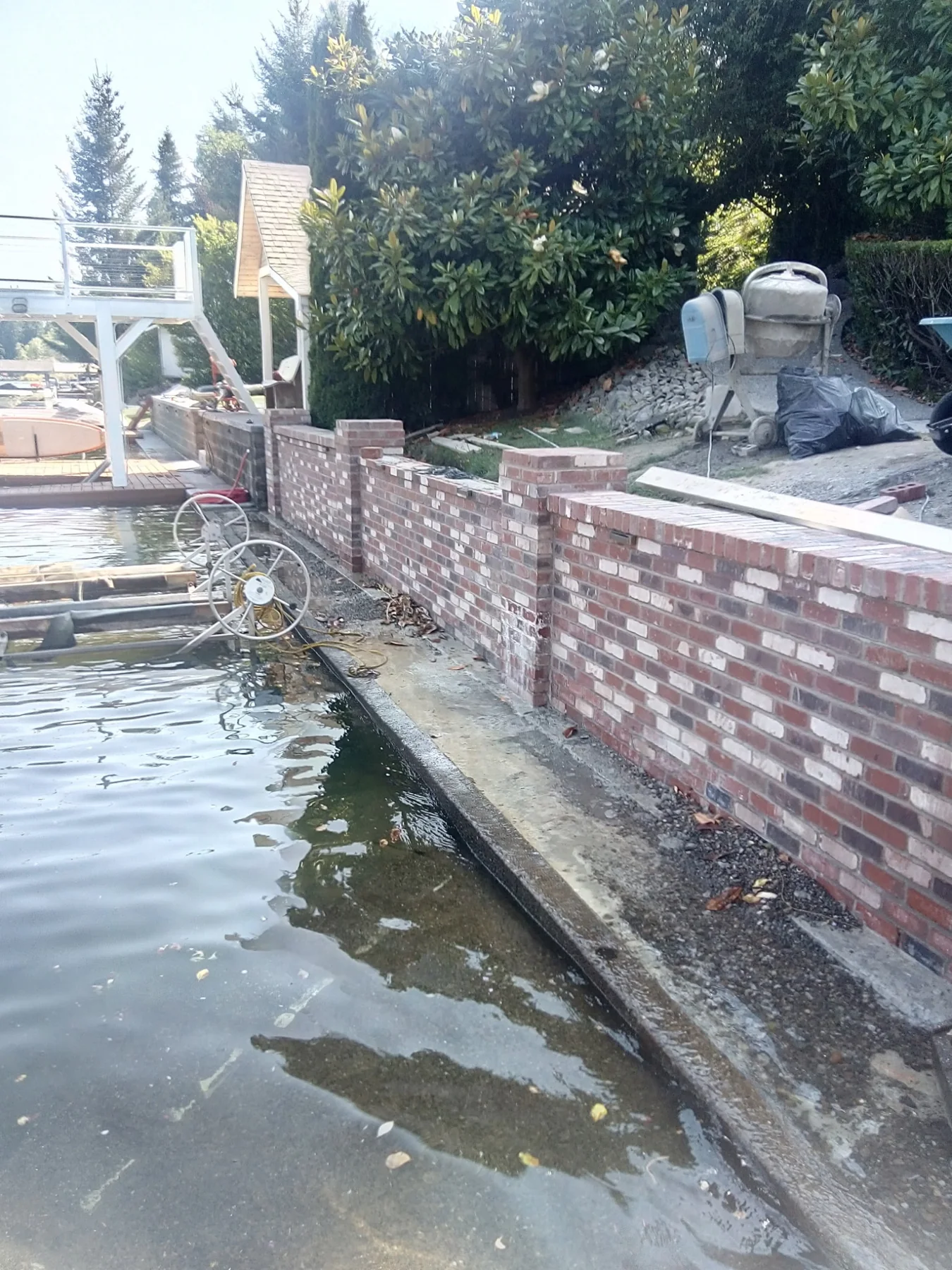 Waterfront Brick Wall — Alternate View